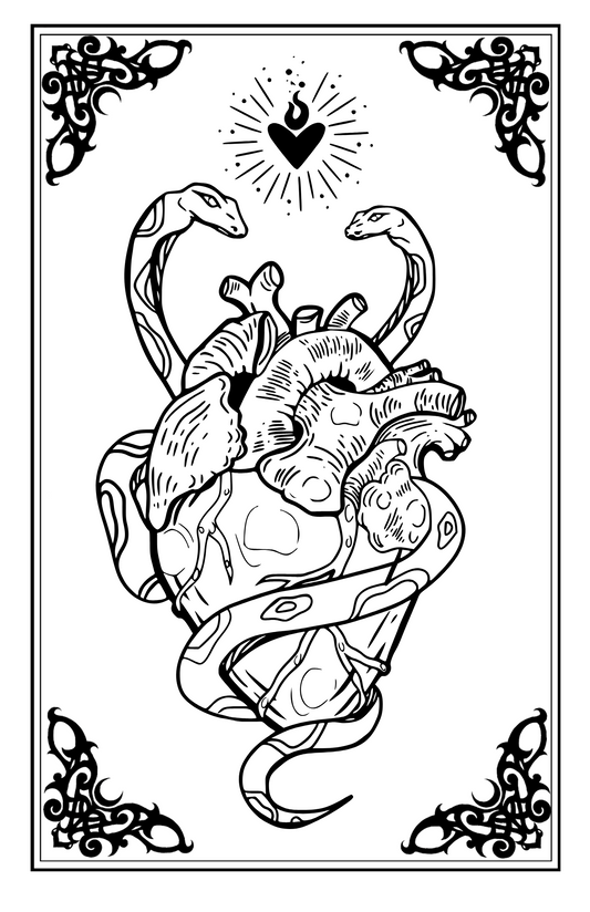 The Lovers Coloring Page