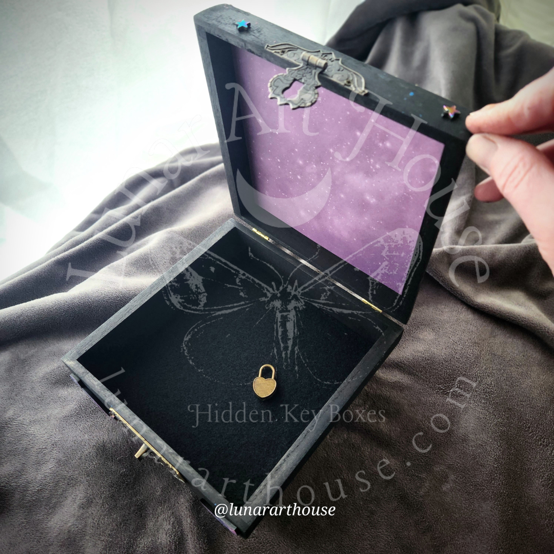 Rainbow Butterfly Hidden Key Box™ – Lunar Art House