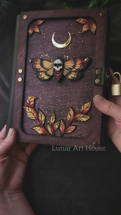 Death Moth Hidden Key Journal Printed Edition