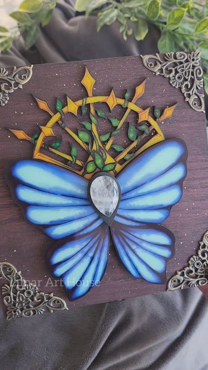 Blue Butterfly ✨️ Printed Edition ✨ Made to Order