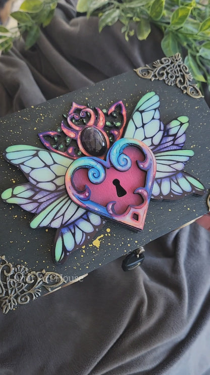 Rainbow Heartlock ✨️ Printed Edition ✨Made to Order