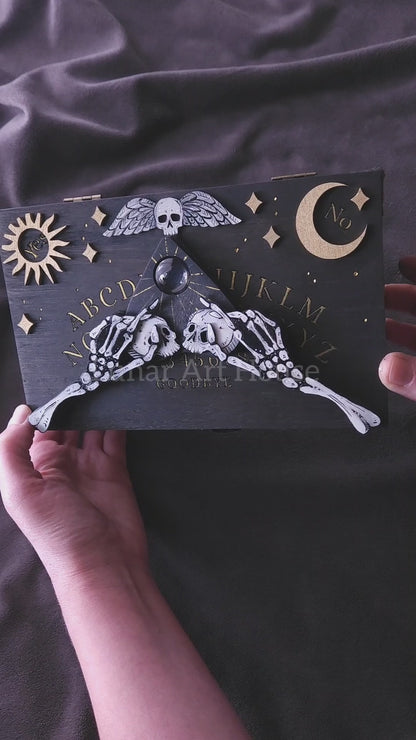 SILVER Ouija Hidden Key Box