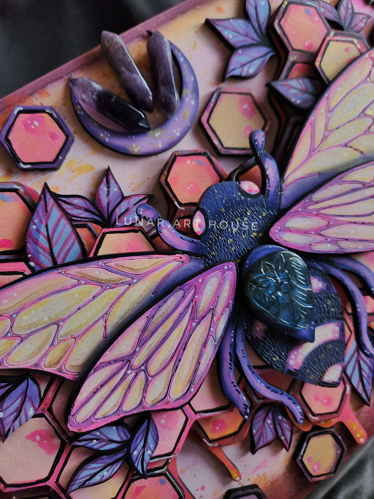 Pink Honeybee Hidden Key Box™
