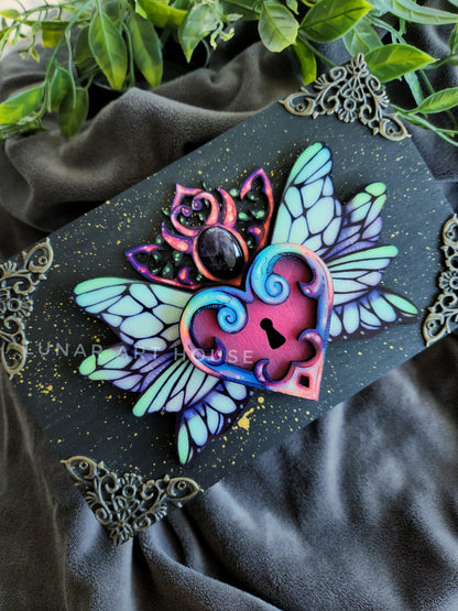 Rainbow Heartlock ✨️ Printed Edition ✨Made to Order