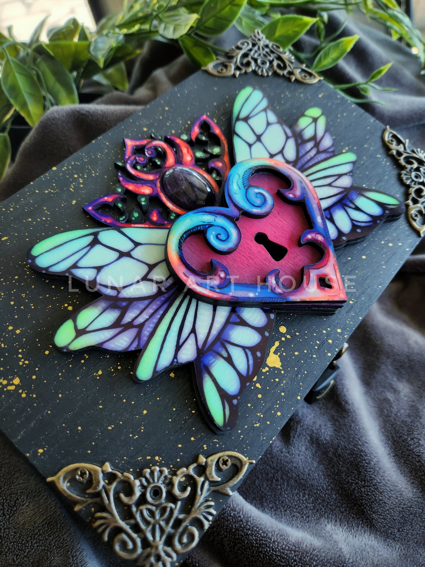 Rainbow Heartlock ✨️ Printed Edition ✨Made to Order