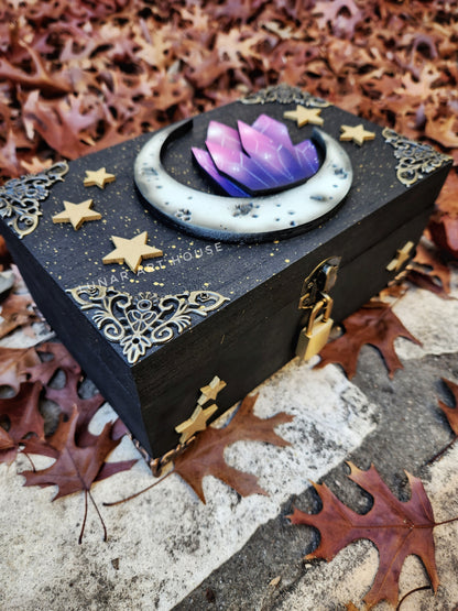 GREY MOON Crystal Moon Hidden Key Box™