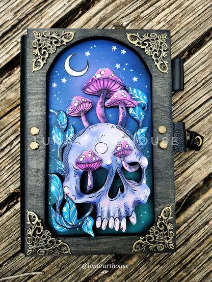 Mushroom Skull Hidden Key Journal