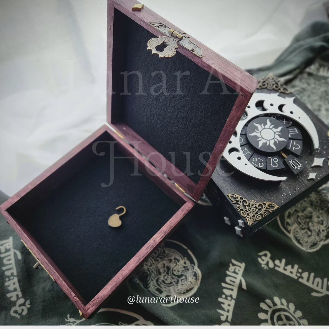 Zodiac Hidden Key Box