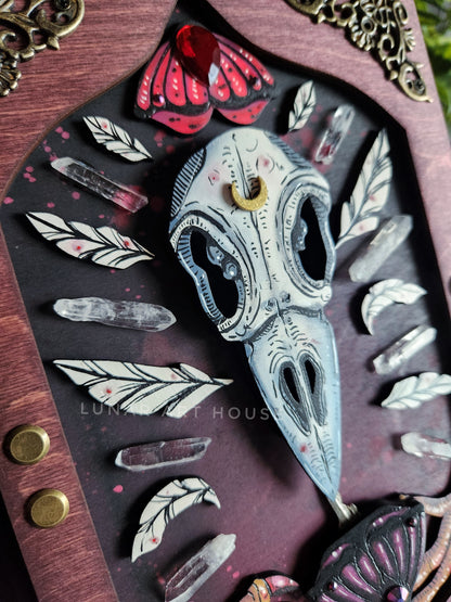 Bird Skull Hidden Key Journal