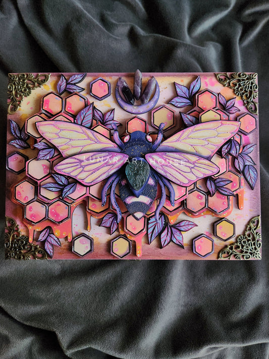 Pink Honeybee Hidden Key Box™