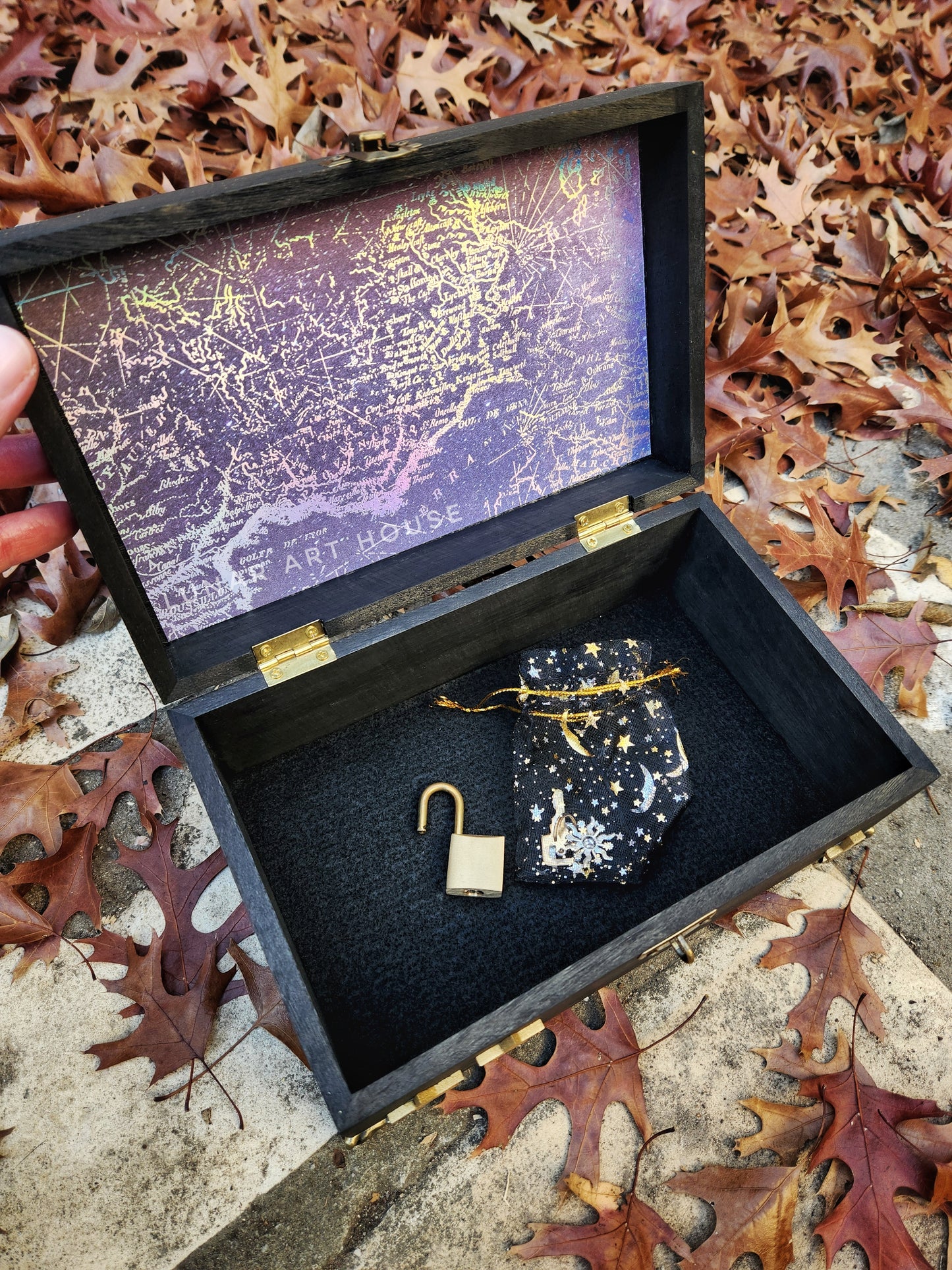 PINK Crystal Moon Hidden Key Box™