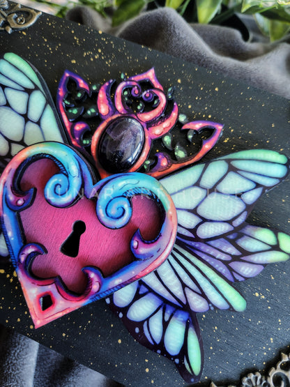 Rainbow Heartlock ✨️ Printed Edition ✨Made to Order
