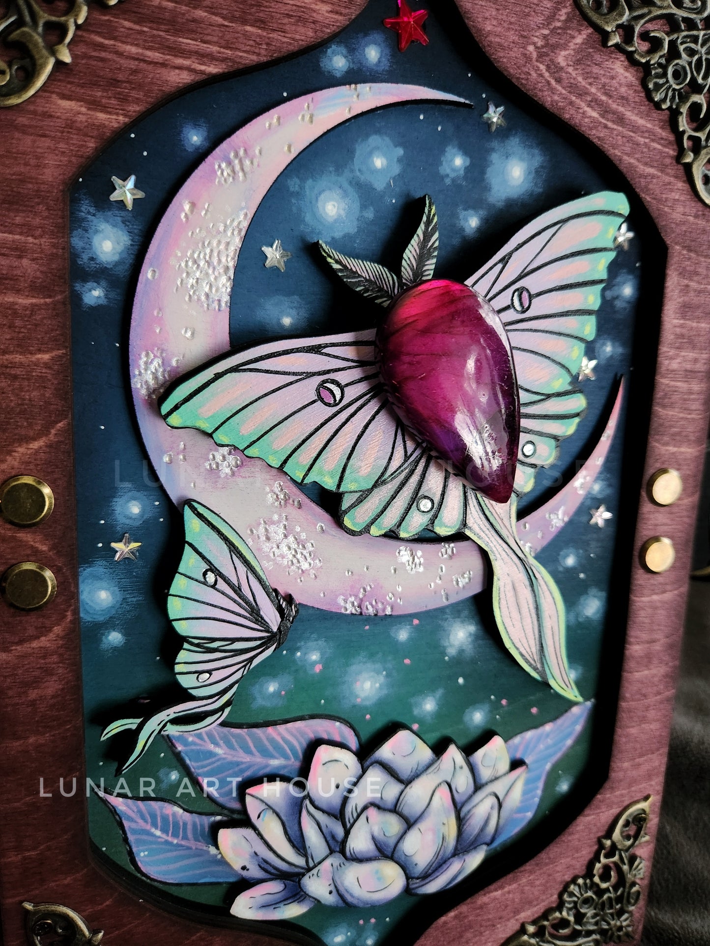 Pink Luna Hidden Key Journal