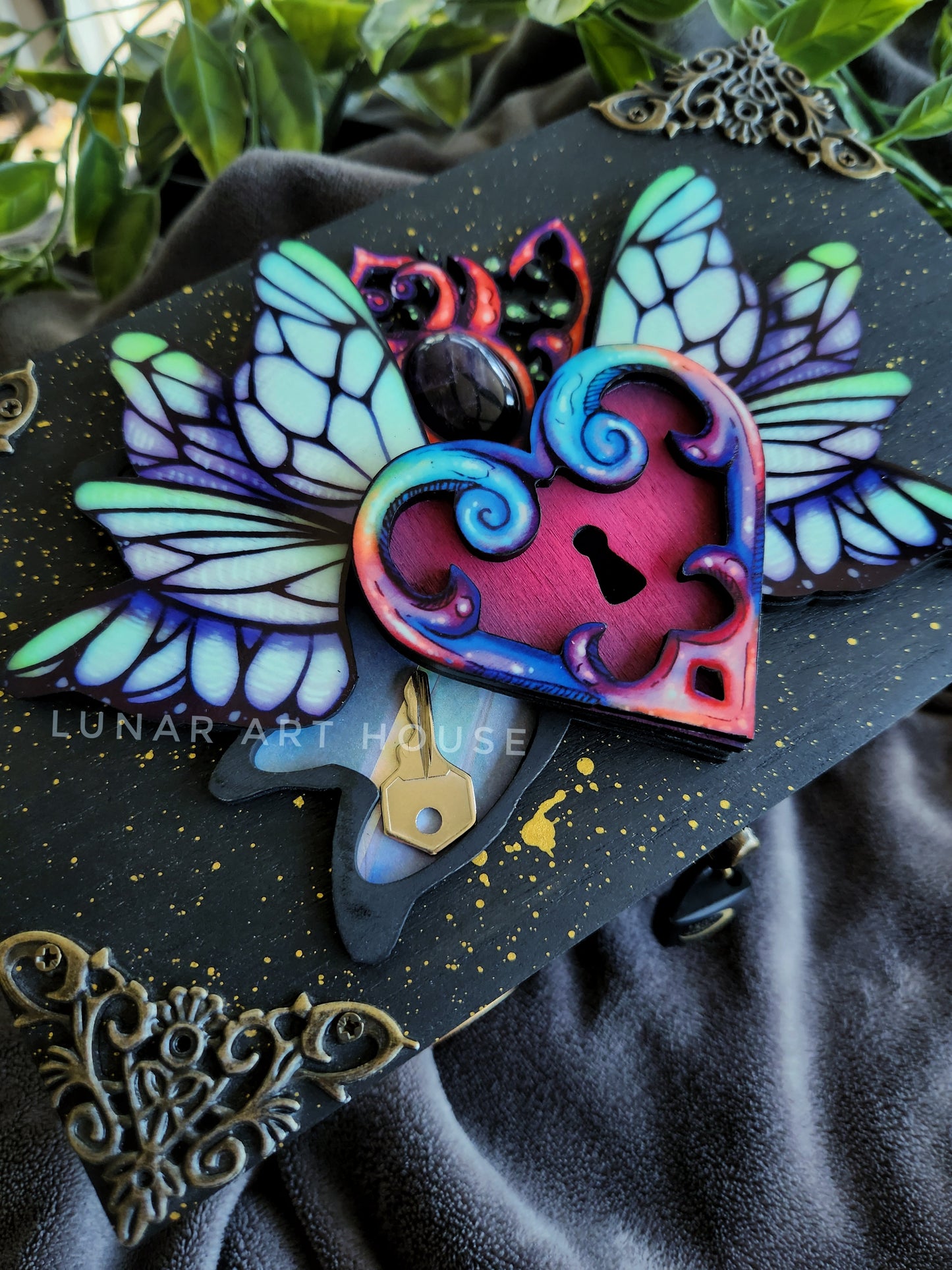 Rainbow Heartlock ✨️ Printed Edition ✨Made to Order