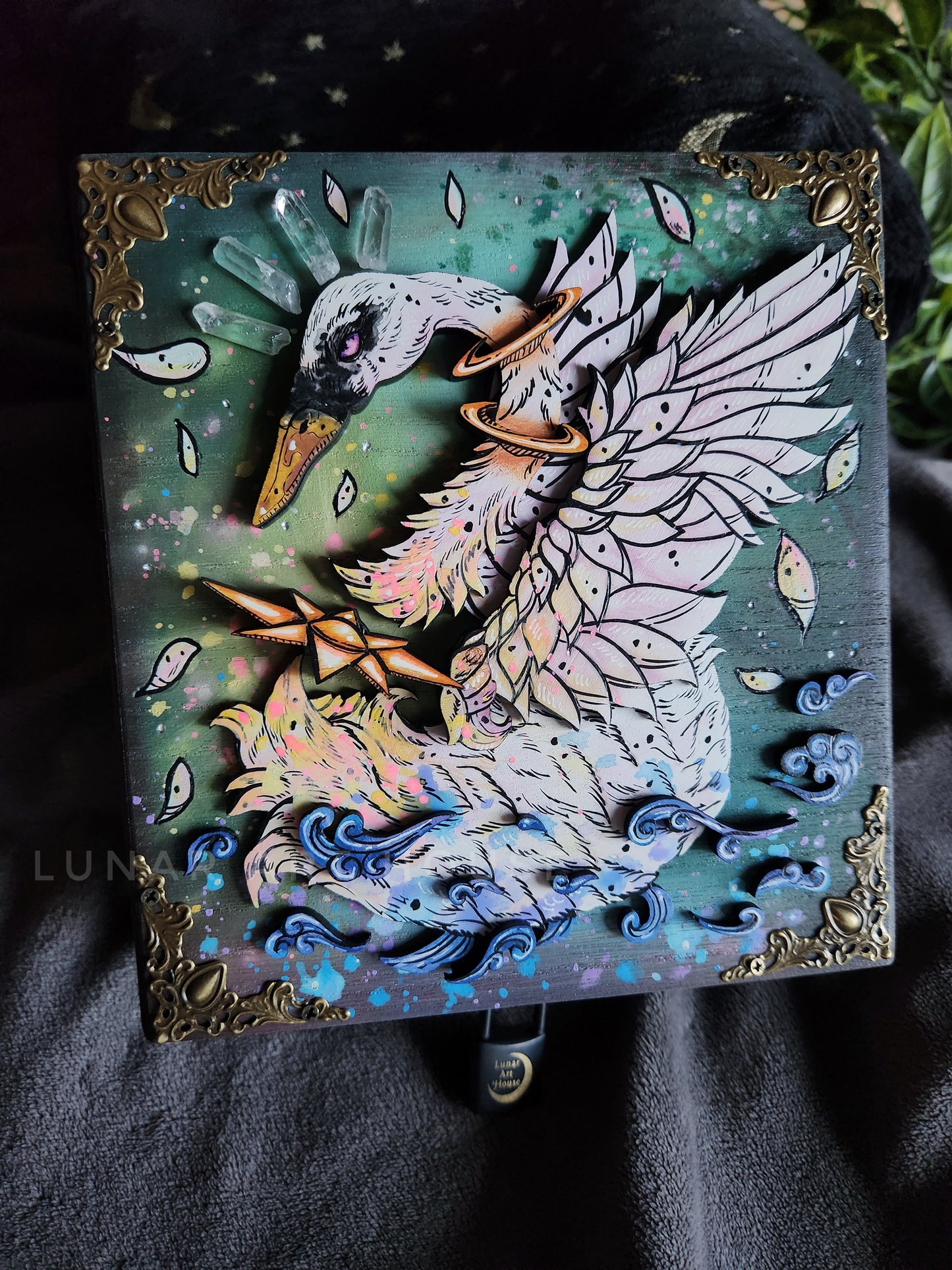 Swan Hidden Key Box