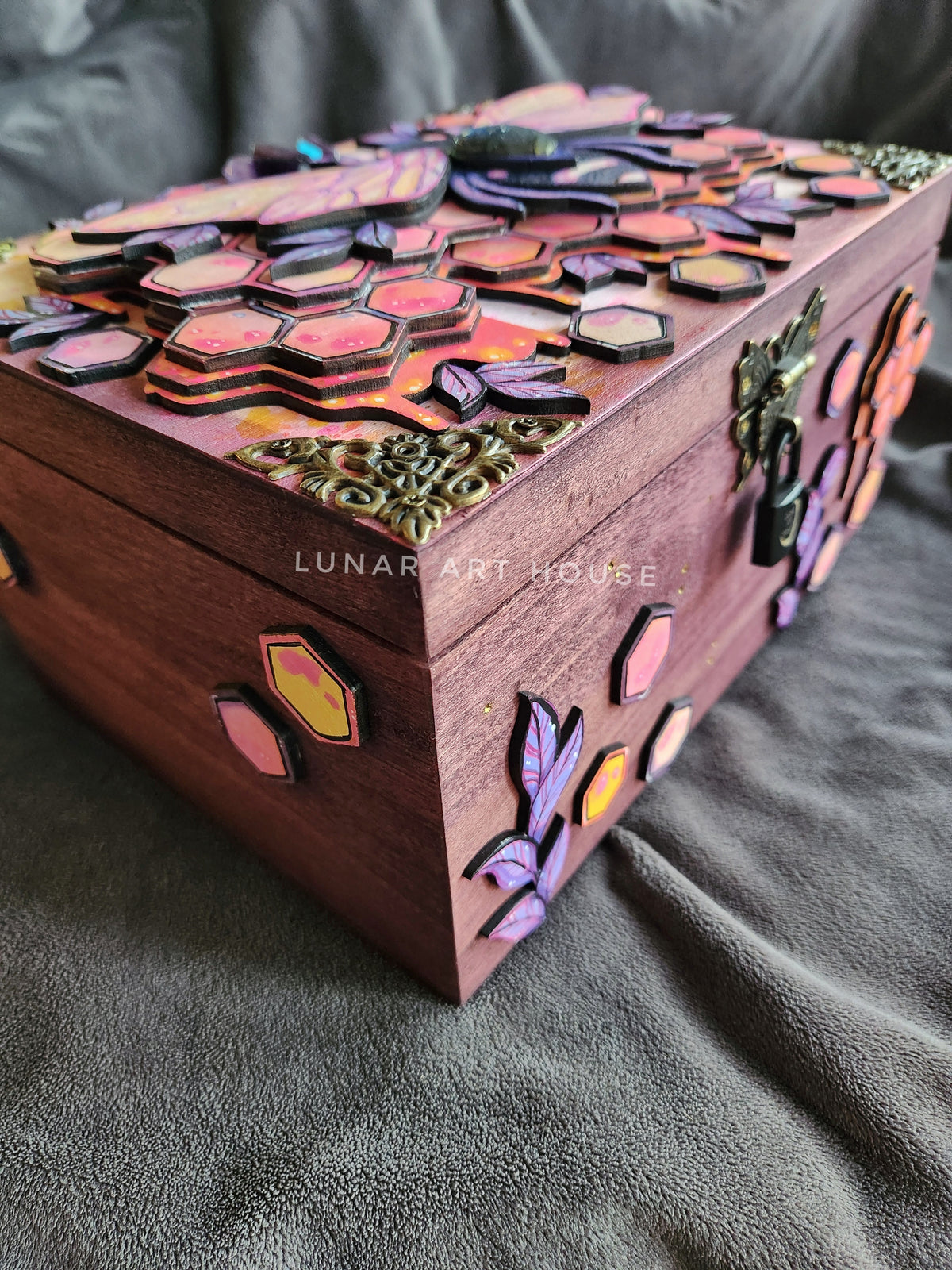 Pink Honeybee Hidden Key Box™