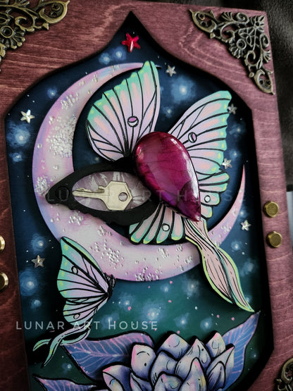 Pink Luna Hidden Key Journal