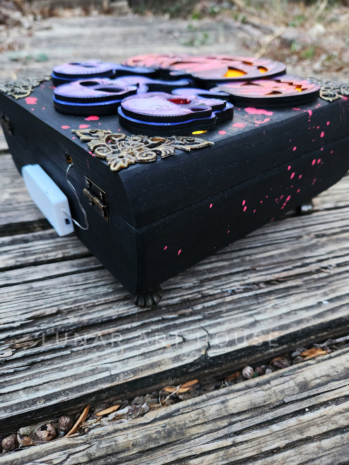 PRE ORDER✨️Light Up🎃Jack-O-Lantern Hidden Key Box™
