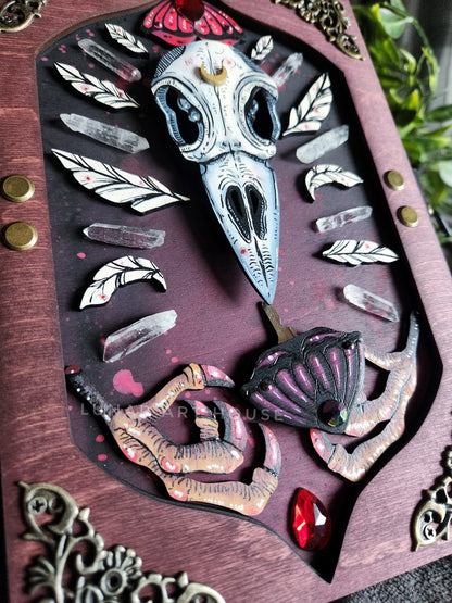 Bird Skull Hidden Key Journal