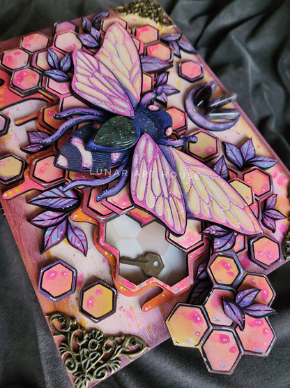 Pink Honeybee Hidden Key Box™
