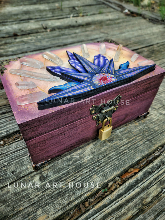#1 Crystal Sun Hidden Key Box