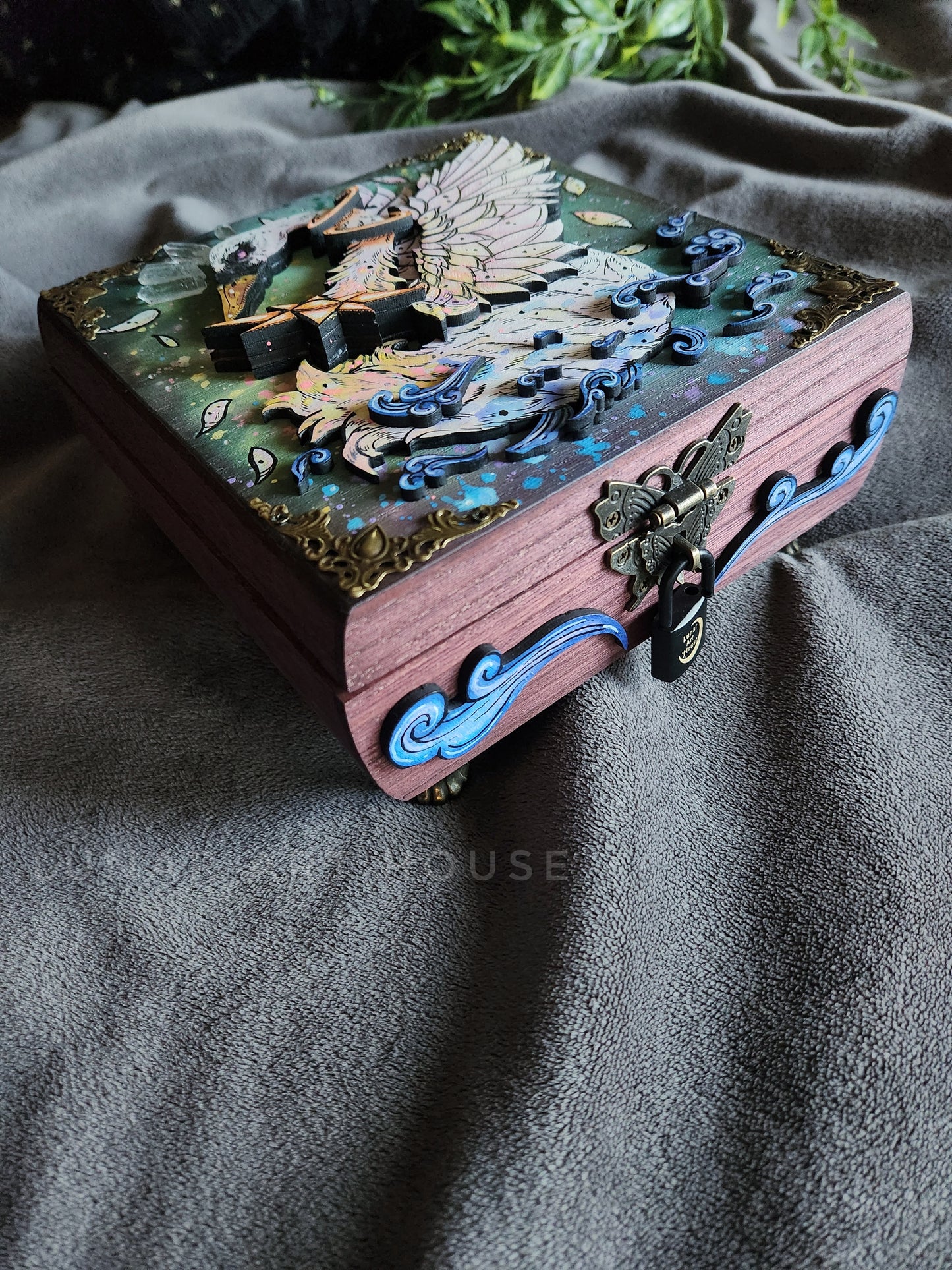 Swan Hidden Key Box