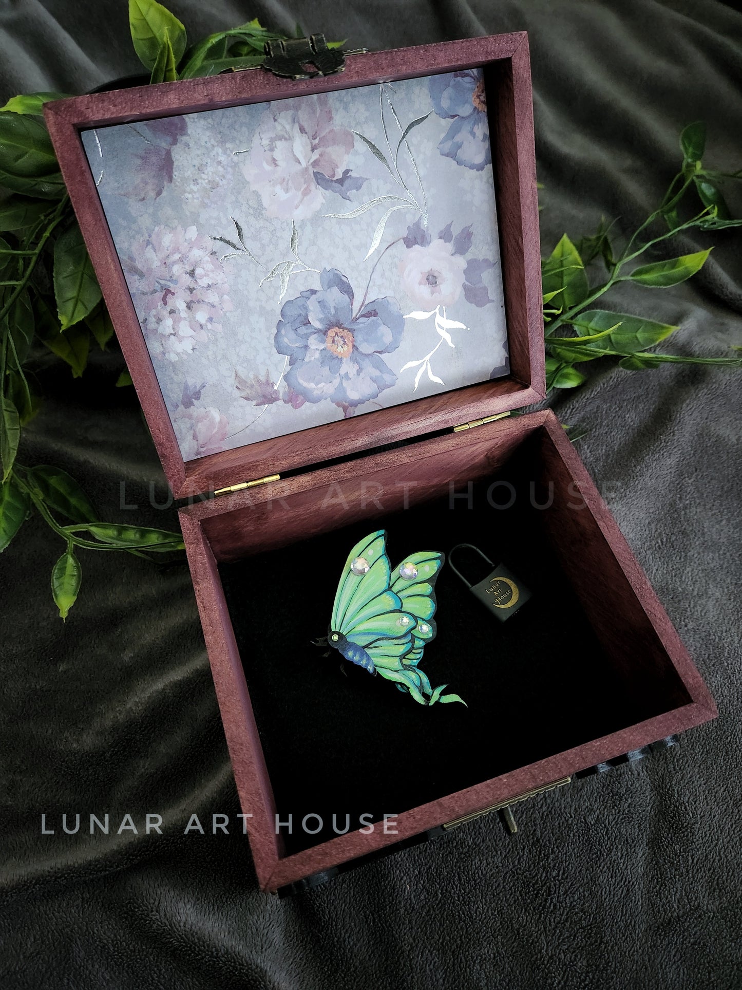 Small Moon Luna Hidden Key Box