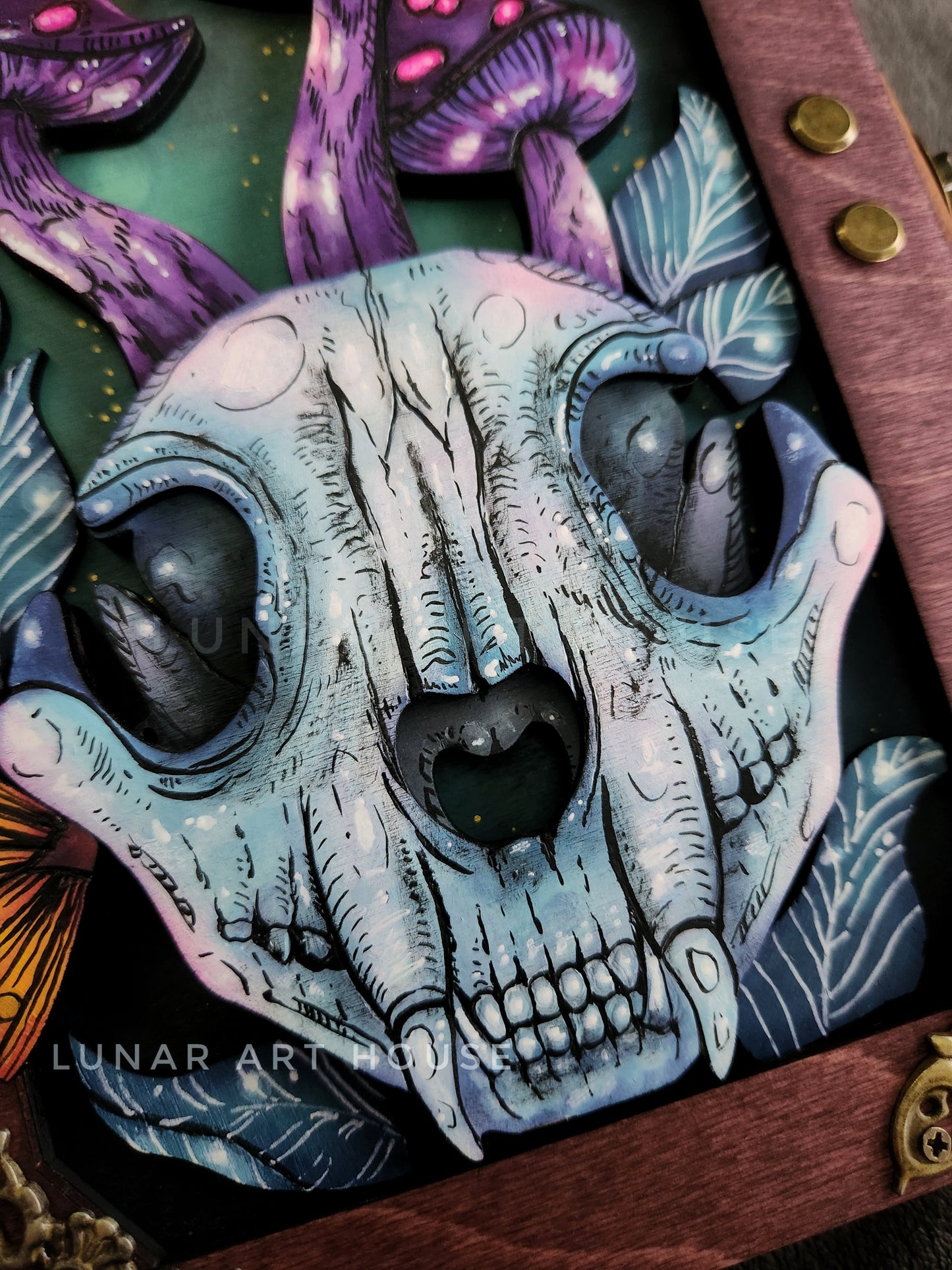 Cat Skull Hidden Key Journal