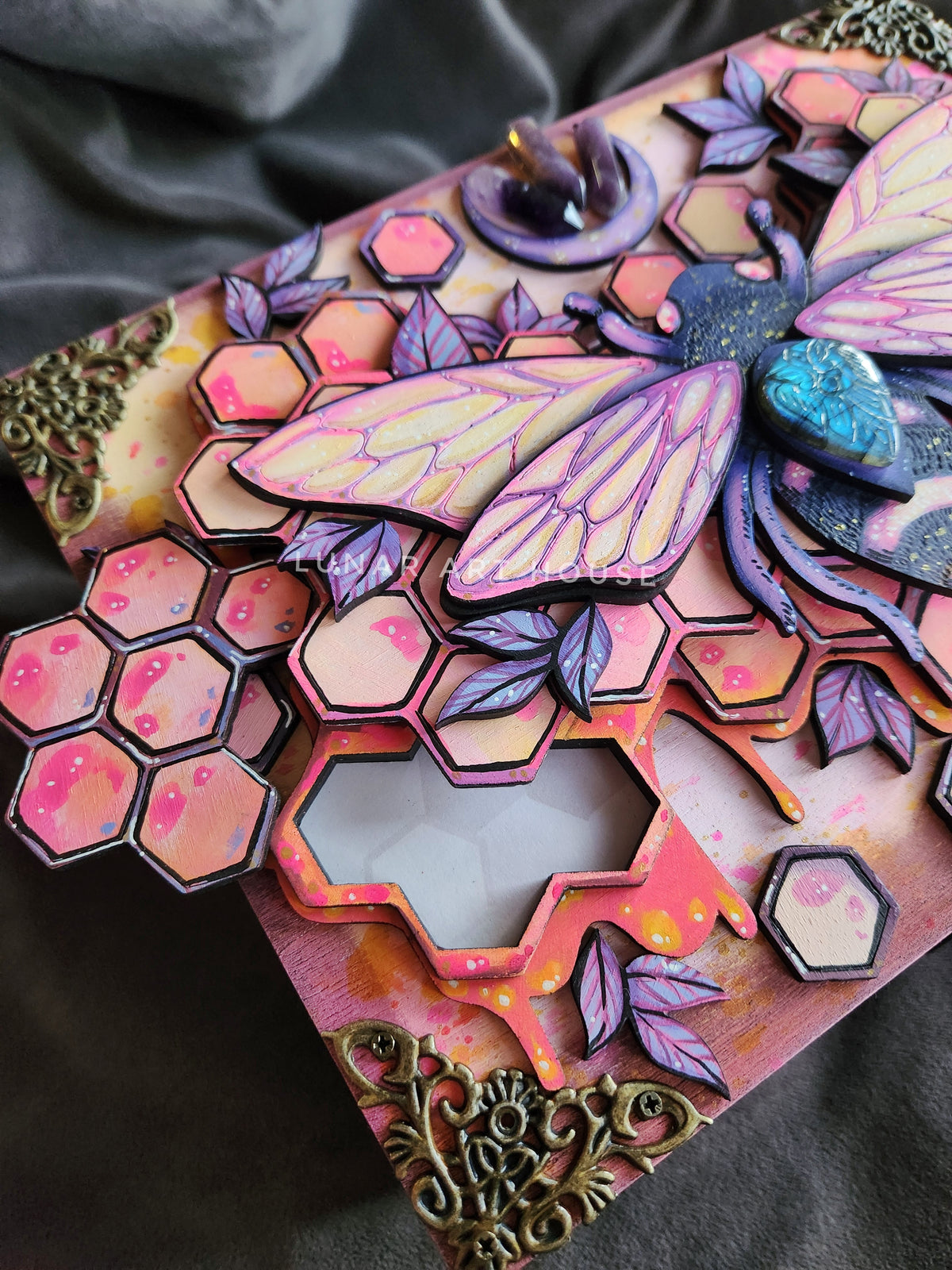 Pink Honeybee Hidden Key Box™
