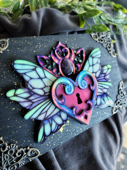 Rainbow Heartlock ✨️ Printed Edition ✨Made to Order