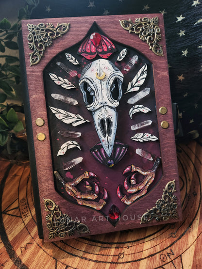 Bird Skull Hidden Key Journal