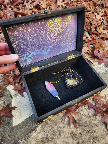 GREY MOON Crystal Moon Hidden Key Box™